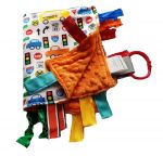 Baby Jack 14" x 18" Educational Traffic Blanket Lovey